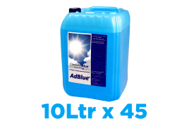 45 x 10 Ltr CleanAirBlue Adblue with Pouring Spout